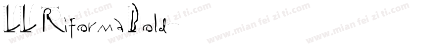 LL Riforma Bold字体转换